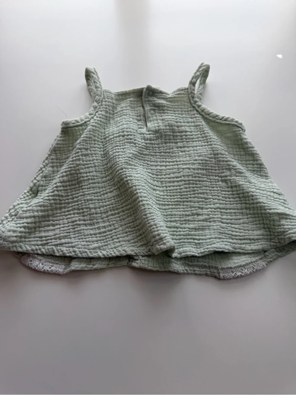 Rachel Zoe Mint Green Two-Piece Textured Tank & Shorts Set